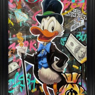 Schilderij Dagobert Duck