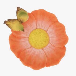 Vogeldrinkschaal Bloem Oranje